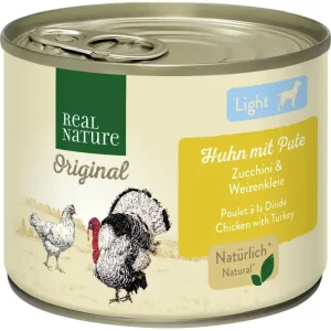 REAL NATURE Light Huhn und Pute mit Zucchini 200 g Heißes Angebot